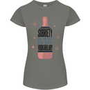 Vodka Sobriety Vodkabulary Alcohol Womens Petite Cut T-Shirt Charcoal