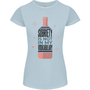 Vodka Sobriety Vodkabulary Alcohol Womens Petite Cut T-Shirt Light Blue