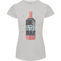 Vodka Sobriety Vodkabulary Alcohol Womens Petite Cut T-Shirt Sports Grey