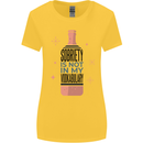 Vodka Sobriety Vodkabulary Alcohol Womens Wider Cut T-Shirt Yellow