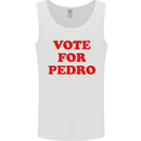 Vote For Pedro Mens Vest Tank Top White