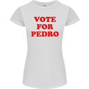 Vote For Pedro Womens Petite Cut T-Shirt White