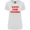 Vote For Pedro Womens Wider Cut T-Shirt White