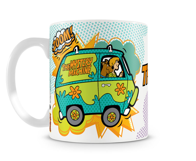 Scooby doo the mystery machine tv series cartoon white coffee mug cup