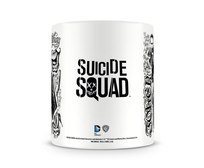 Suicide squad the joker DC film white coffee mug cup
