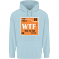 WTF Periodic Table Chemistry Geek Funny Childrens Kids Hoodie Light Blue