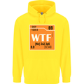 WTF Periodic Table Chemistry Geek Funny Childrens Kids Hoodie Yellow