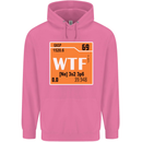 WTF Periodic Table Chemistry Geek Funny Mens 80% Cotton Hoodie Azelea