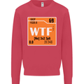 WTF Periodic Table Chemistry Geek Funny Mens Sweatshirt Jumper Heliconia