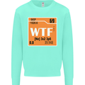 WTF Periodic Table Chemistry Geek Funny Mens Sweatshirt Jumper Peppermint