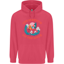 Wakeboarder Water Sports Wakeboarding Childrens Kids Hoodie Heliconia