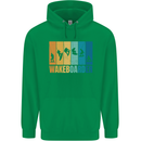 Wakeboarder Water Sports Wakeboarding Childrens Kids Hoodie Irish Green