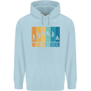 Wakeboarder Water Sports Wakeboarding Childrens Kids Hoodie Light Blue