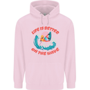 Wakeboarder Water Sports Wakeboarding Childrens Kids Hoodie Light Pink
