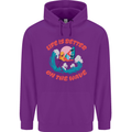Wakeboarder Water Sports Wakeboarding Childrens Kids Hoodie Purple