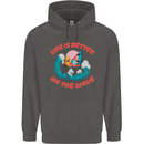 Wakeboarder Water Sports Wakeboarding Childrens Kids Hoodie Storm Grey