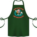 Wakeboarder Water Sports Wakeboarding Cotton Apron 100% Organic Forest Green