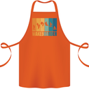 Wakeboarder Water Sports Wakeboarding Cotton Apron 100% Organic Orange