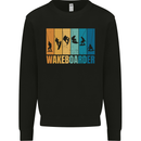 Wakeboarder Water Sports Wakeboarding Kids Sweatshirt Jumper Black