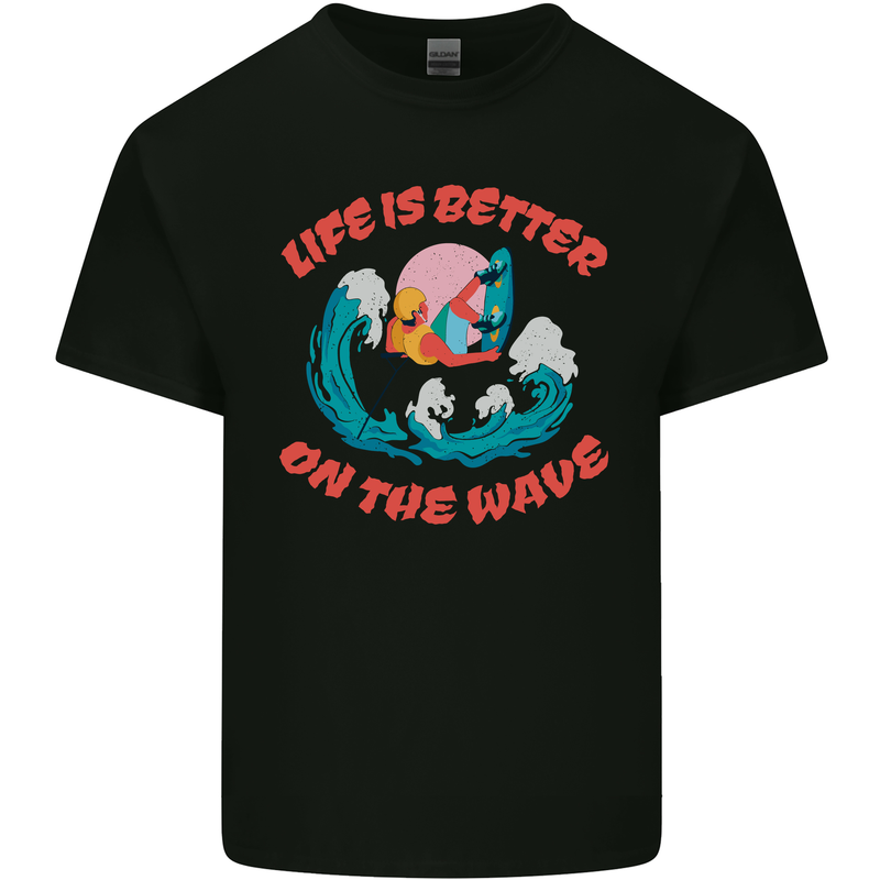 Wakeboarder Water Sports Wakeboarding Kids T-Shirt Childrens Black