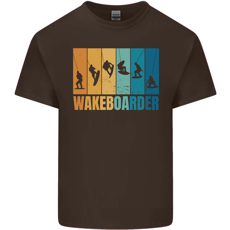 Wakeboarder Water Sports Wakeboarding Kids T-Shirt Childrens Chocolate