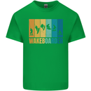 Wakeboarder Water Sports Wakeboarding Kids T-Shirt Childrens Irish Green