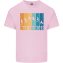 Wakeboarder Water Sports Wakeboarding Kids T-Shirt Childrens Light Pink