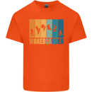Wakeboarder Water Sports Wakeboarding Kids T-Shirt Childrens Orange