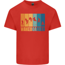 Wakeboarder Water Sports Wakeboarding Kids T-Shirt Childrens Red