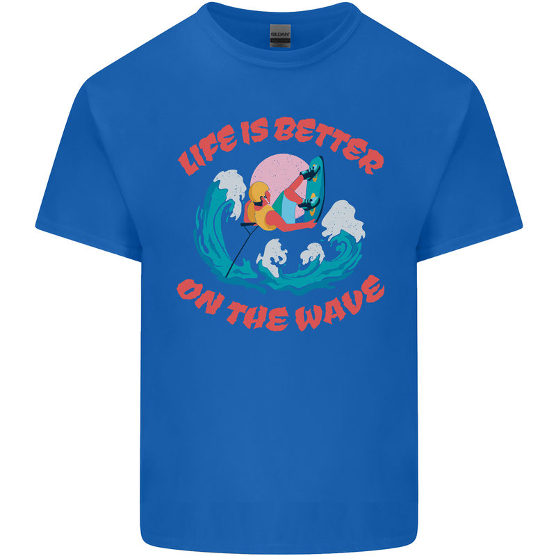 Wakeboarder Water Sports Wakeboarding Kids T-Shirt Childrens Royal Blue