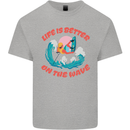 Wakeboarder Water Sports Wakeboarding Kids T-Shirt Childrens Sports Grey