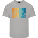 Wakeboarder Water Sports Wakeboarding Kids T-Shirt Childrens Sports Grey