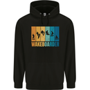 Wakeboarder Water Sports Wakeboarding Mens 80% Cotton Hoodie Black