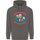 Wakeboarder Water Sports Wakeboarding Mens 80% Cotton Hoodie Charcoal