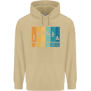 Wakeboarder Water Sports Wakeboarding Mens 80% Cotton Hoodie Sand