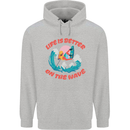 Wakeboarder Water Sports Wakeboarding Mens 80% Cotton Hoodie Sports Grey