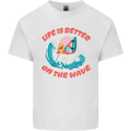 Wakeboarder Water Sports Wakeboarding Mens Cotton T-Shirt Tee Top White