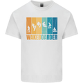 Wakeboarder Water Sports Wakeboarding Mens Cotton T-Shirt Tee Top White