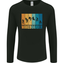 Wakeboarder Water Sports Wakeboarding Mens Long Sleeve T-Shirt Black