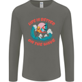 Wakeboarder Water Sports Wakeboarding Mens Long Sleeve T-Shirt Charcoal