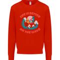 Wakeboarder Water Sports Wakeboarding Mens Sweatshirt Jumper Bright Red