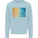 Wakeboarder Water Sports Wakeboarding Mens Sweatshirt Jumper Light Blue