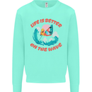 Wakeboarder Water Sports Wakeboarding Mens Sweatshirt Jumper Peppermint
