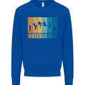 Wakeboarder Water Sports Wakeboarding Mens Sweatshirt Jumper Royal Blue