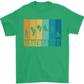 Wakeboarder Water Sports Wakeboarding Mens T-Shirt Cotton Gildan Irish Green