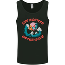 Wakeboarder Water Sports Wakeboarding Mens Vest Tank Top Black
