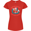 Wakeboarder Water Sports Wakeboarding Womens Petite Cut T-Shirt Red