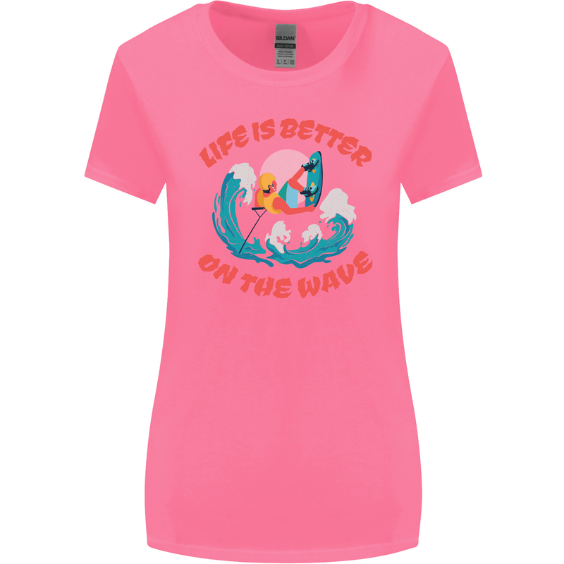 Wakeboarder Water Sports Wakeboarding Womens Wider Cut T-Shirt Azalea