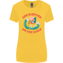 Wakeboarder Water Sports Wakeboarding Womens Wider Cut T-Shirt Yellow