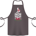 Wales My Roots Are Scottish Cotton Apron 100% Organic Dark Grey